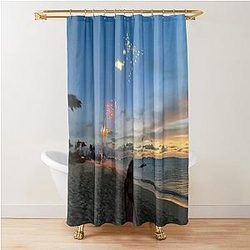Kendall Jenner Beach Shower Curtain