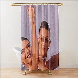 Kendall Jenner and Bella Hadid Shower Curtain