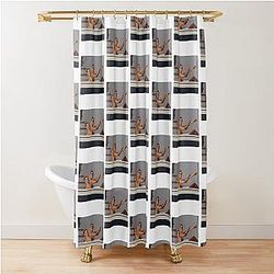 Kendall Jenner and Bella Hadid Sticker Perfect Gift Bella Hadid Shower Curtain