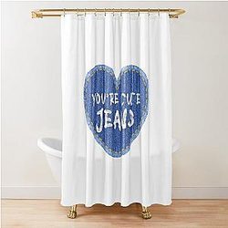 You're Cute Jeans KUWTK Keeping Up with the Kardashians Kris Kylie Kendall Jenner Shower Curtain