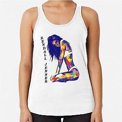 Kendall Jenner Racerback Tank Top