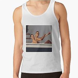 Kendall Jenner and Bella Hadid Sticker Tank Top