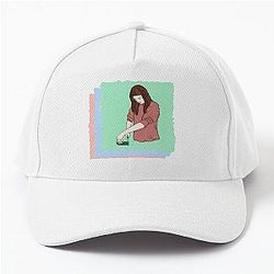 Kendall Jenner Cutting Cucumber in a Baseball Cap