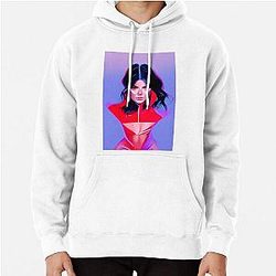 Kendall Jenner AI generated art Pullover Hoodie