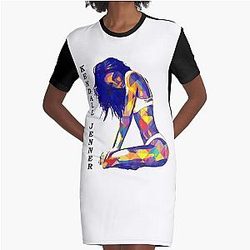 Kendall Jenner Graphic T-Shirt Dress