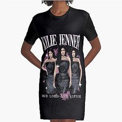 Kylie Jenner Tee Keeping Up with The Kardashians Kendall Jenner Tee Premium Graphic T-Shirt Dress