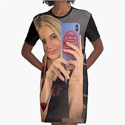 Kendall Jenner Graphic T Shirt Dress
