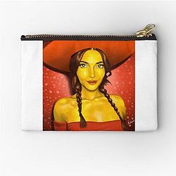 Golden Kendall Zipper Pouch
