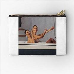 Kendall Jenner and Bella Hadid Sticker Zipper Pouch