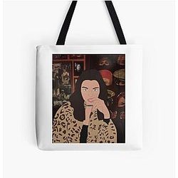 Kendall Jenner All Over Print Tote Bag