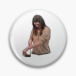 Kendall Jenner cuts a cucumber