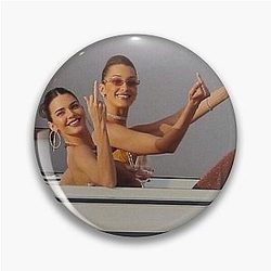 Kendall Jenner and Bella Hadid Sticker Pin