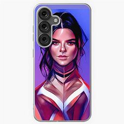 Kendall Jenner Drawings AI Art Samsung Galaxy Case