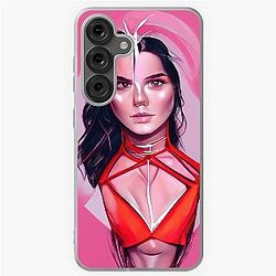 Kendall Jenner ai generated art Samsung Galaxy Soft Case