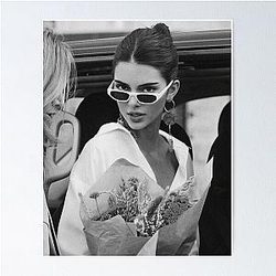 Kendall Jenner Black aesthetic Poster