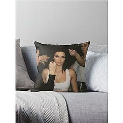 Kendall Jenner Throw Pillow