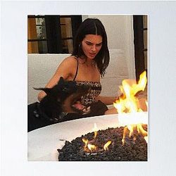 Kendall Jenner and Poster
