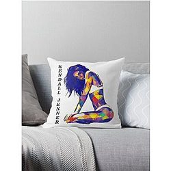Kendall Jenner Throw Pillow