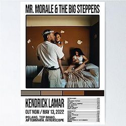 art poster Mr. Morale & the Big Steppers - Kendrick Lamar Poster