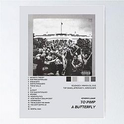 To Pimp A Butterfly Modernist Print Poster