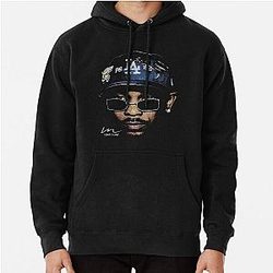 Kendrick Lamar Kendrick Lamar 90s Dark Rap Pullover Hoodie