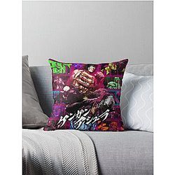 Kengan Ashura ultra brutalism fist Throw Pillow