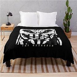 The Assasin Raian Kure Kengan Ashura  Throw Blanket