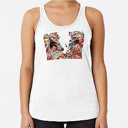 KENGAN ASHURA X STREET FIGHTER Racerback Tank Top