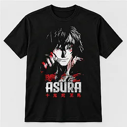 Kengan Ashura Tokita Ohma Dark Manga Portrait Graphic T-Shirt NTT1310 Kengan Ashura T-Shirts