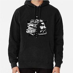 Kanoh Agito x Kuroki Gensai Kengan Ashura  Pullover Hoodie