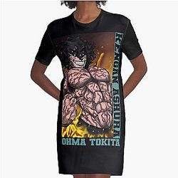 Ohma Tokita - Kengan Ashura Graphic T-Shirt Dress
