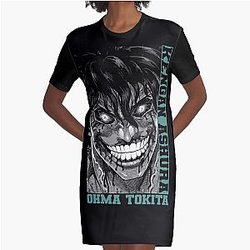 Ohma Tokita - Kengan Ashura Graphic T-Shirt Dress