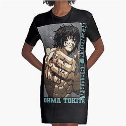 Ohma Tokita - Kengan Ashura Graphic T-Shirt Dress