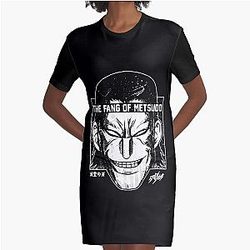 Kengan Ashura Graphic T-Shirt Dress