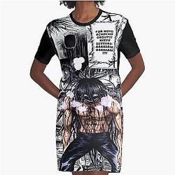Kengan Ashura - Kiryu Setsuna Graphic T-Shirt Dress
