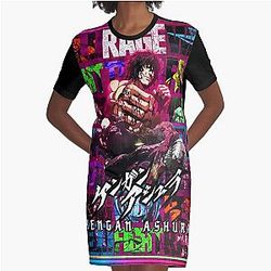 Kengan Ashura ultra brutalism fist Graphic T-Shirt Dress