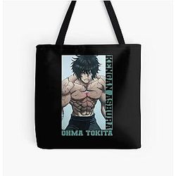 Ohma Tokita - Kengan Ashura All Over Print Tote Bag
