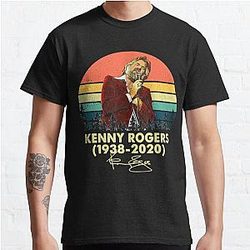 Souvenirs anciens Kenny Rogers T-shirt classique Edition limitée Musician