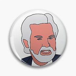 Kenny Rogers Face Pin