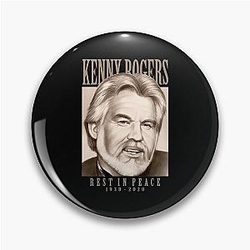Musik Kenny Rogers Legend American Singer Pin