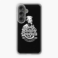 Vintage Retro Kenny Rogers American Singer Samsung Galaxy Zachte Case