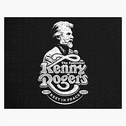 Vintage Retro Kenny Rogers Amerikanische Sänger Jigsaw Puzzle