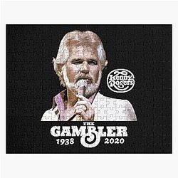 Amerikanische Sängerin Kenny Rogers Country Music Puzzle