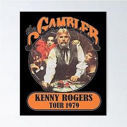 Kenny Rogers T-Shirt The Gambler Poster