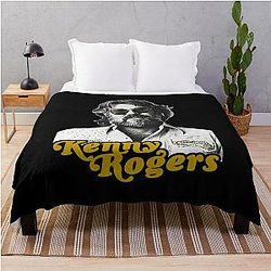 Kenny Rogers Throw Blanket