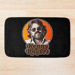 Kenny Rogers T-ShirtRetro Kenny Rogers Tribute Bath Mat