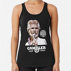Kenny Rogers Tribute  Racerback Tank Top