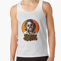 Kenny Rogers T-ShirtRetro Kenny Rogers Tribute Tank Top