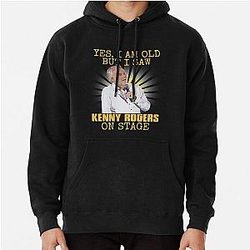 Vintage Ja ik ben oud maar ik zag Kenny Rogers Limited Edition Pullover Hoodie
