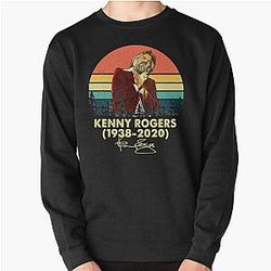Vintage herinneringen Kenny Rogers Musician Limited Edition Pullover Sweatshirt